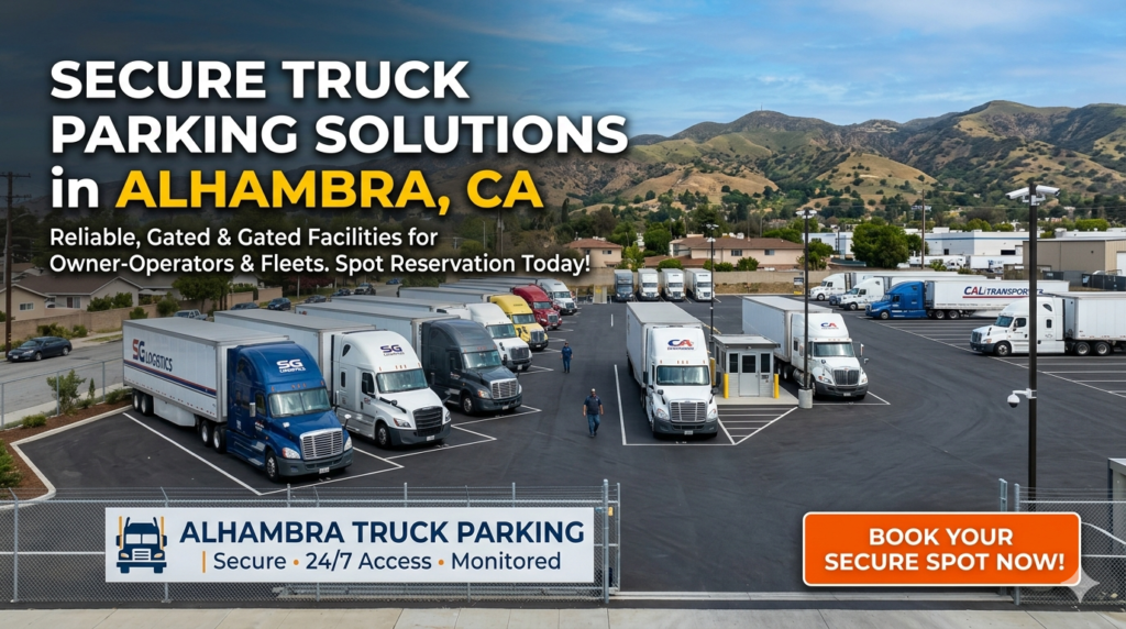 Alhambra, CA truck parking solutions