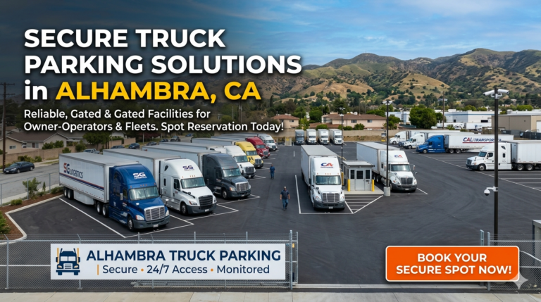 Alhambra, CA truck parking solutions