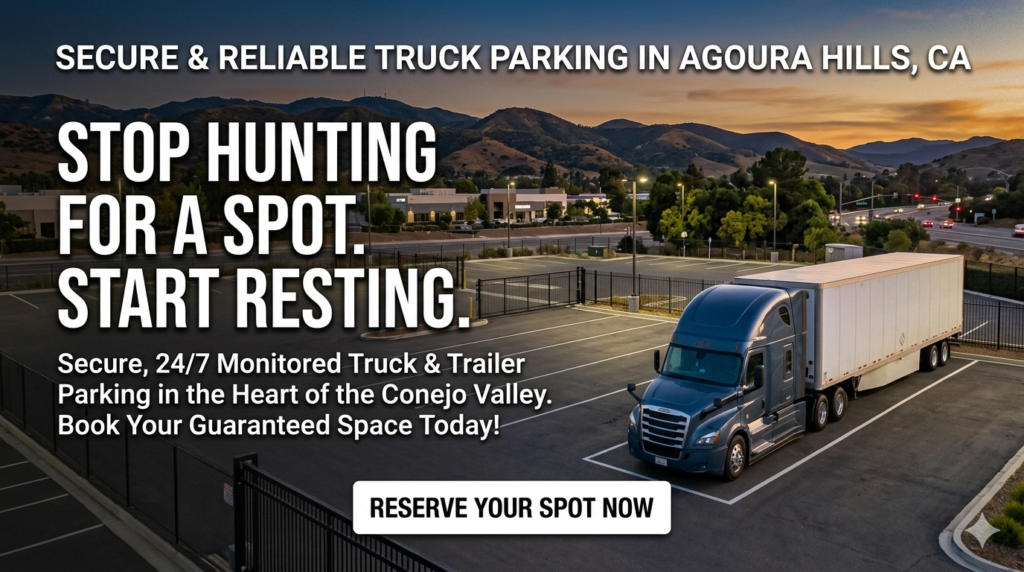 Truck Parking in Agoura Hills, CA