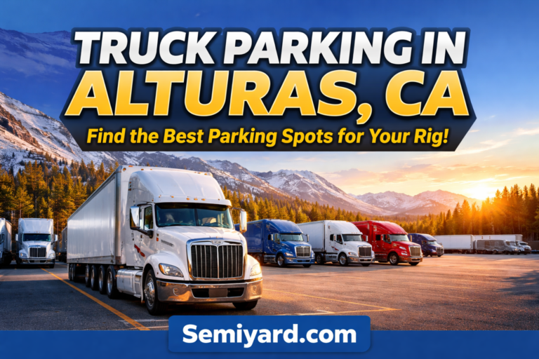 Truck Parking in Alturas, CA