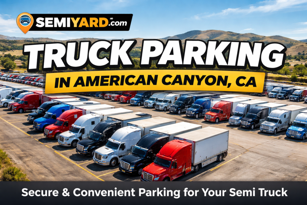 Truck Parking in American Canyon, CA