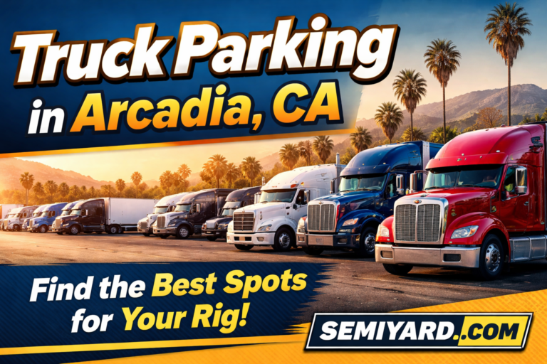 Truck Parking in Arcadia, CA