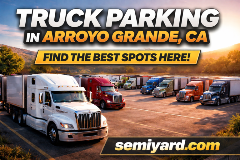 Truck Parking in Arroyo Grande, CA