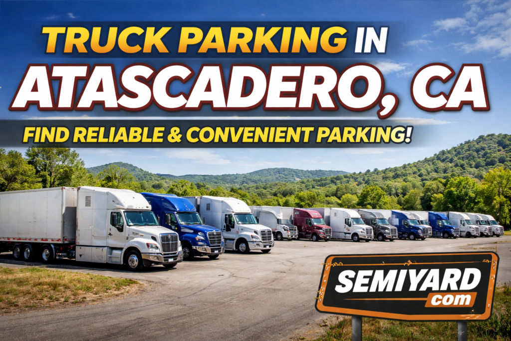 Truck Parking in Atascadero, CA