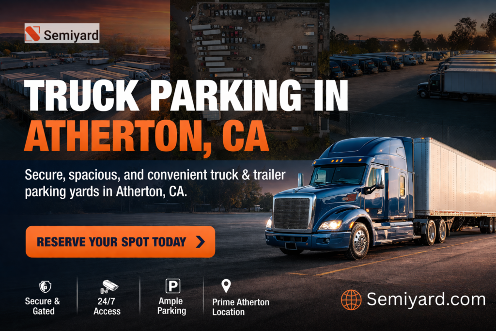 Truck Parking in Atherton