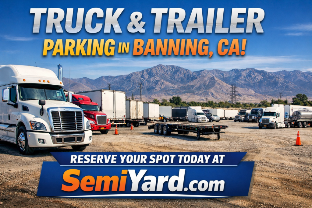 Truck parking in Banning