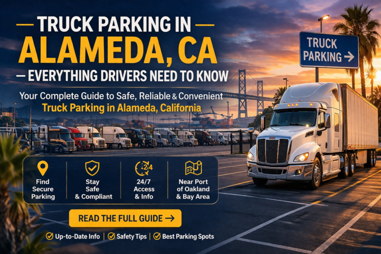 Truck parking guide in Alameda, CA