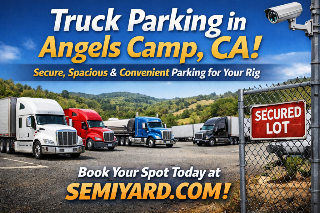 Truck parking in Angels Camp