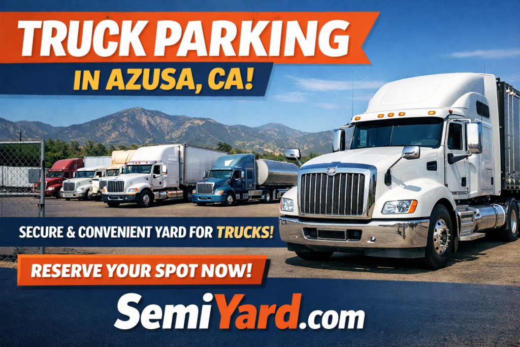 Truck parking in Azusa, CA
