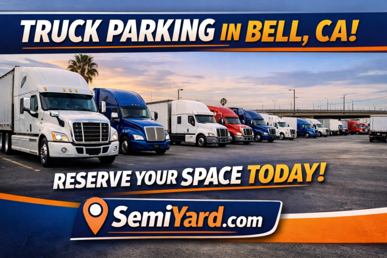 Truck parking in Bell, CA