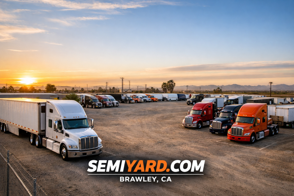 Truck parking in Brawley, CA