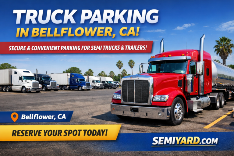 Truck parking in Bellflower