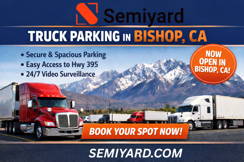 Truck parking services in Bishop, CA