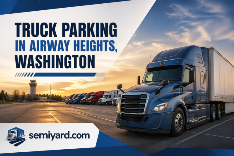 Truck Parking in Airway Heights, Washington