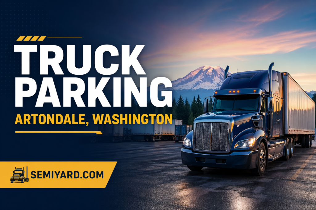 Truck Parking in Artondale, Washington