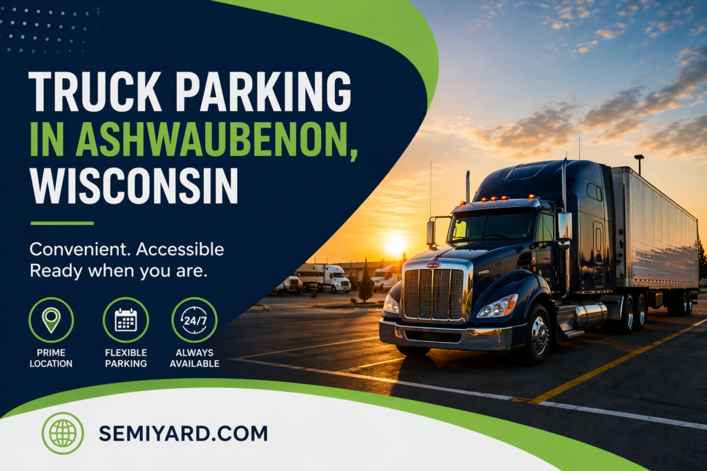 Truck Parking in Ashwaubenon, Wisconsin