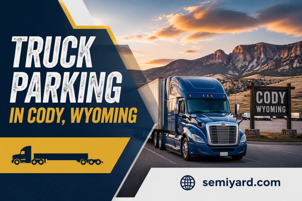 Truck Parking in Cody, Wyoming