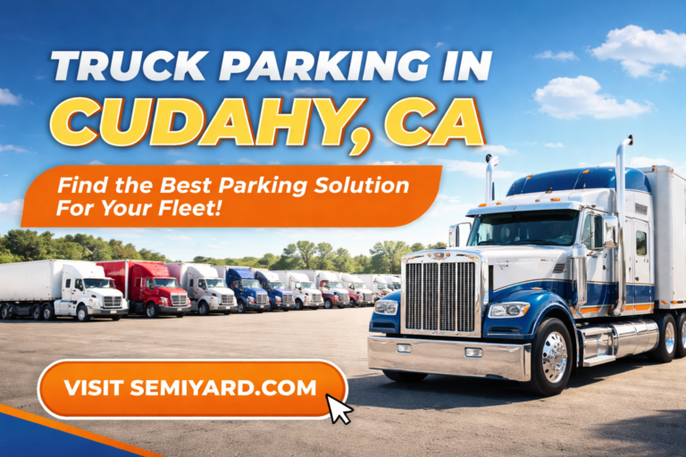 Truck Parking in Cudahy, CA
