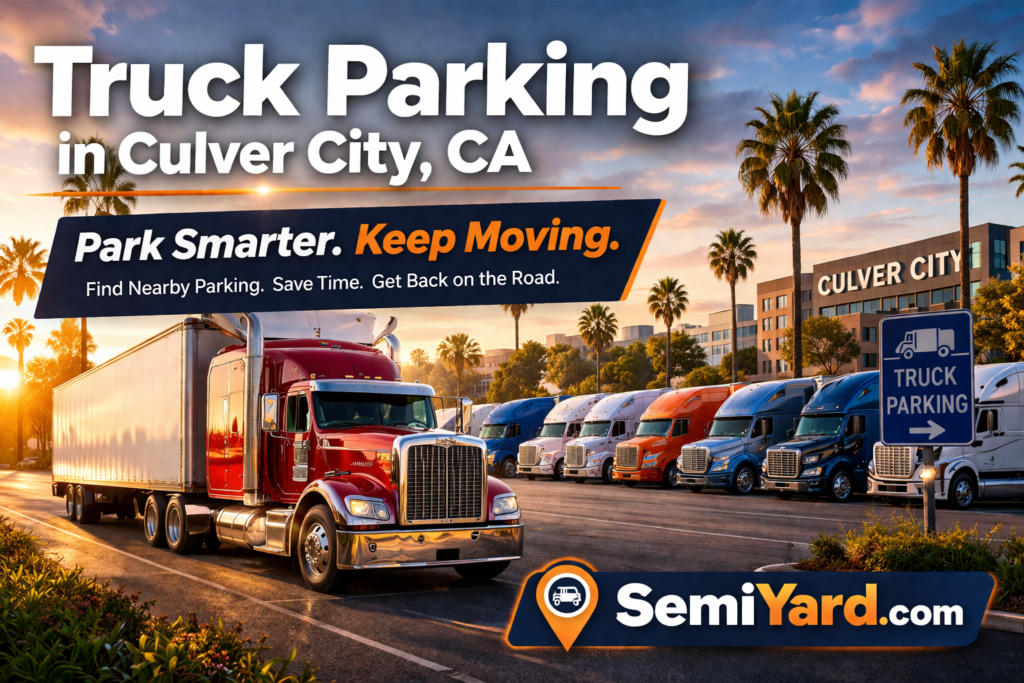 Truck Parking in Culver City, CA