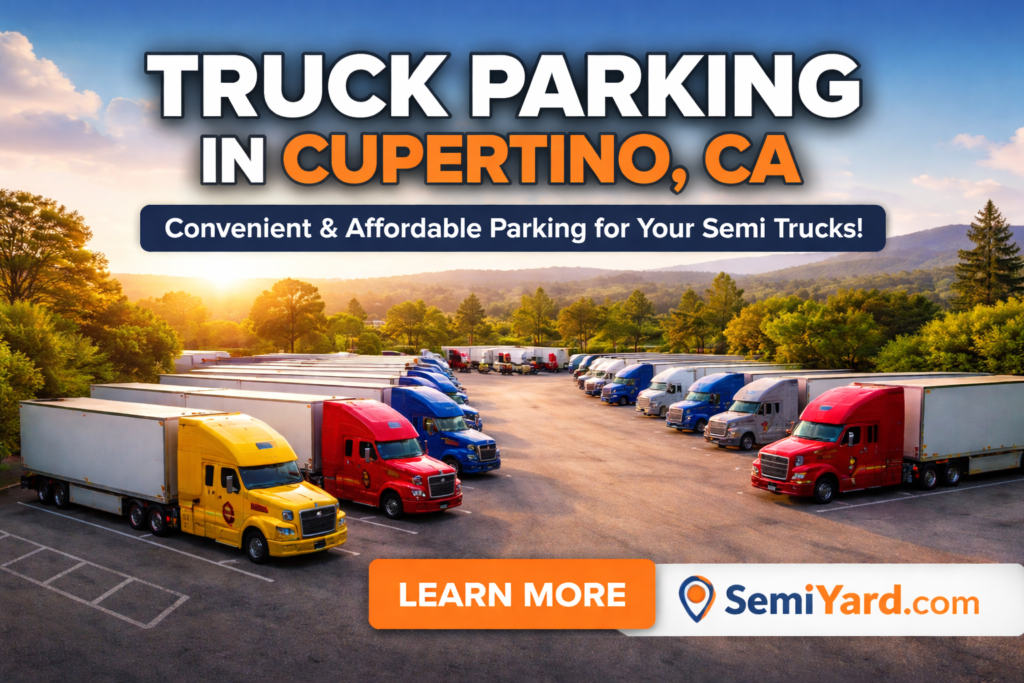 Truck Parking in Cupertino, CA