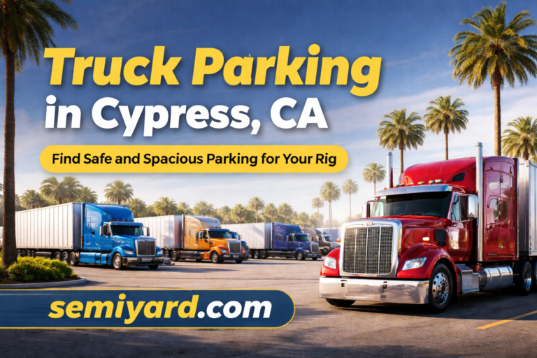Truck Parking in Cypress, CA