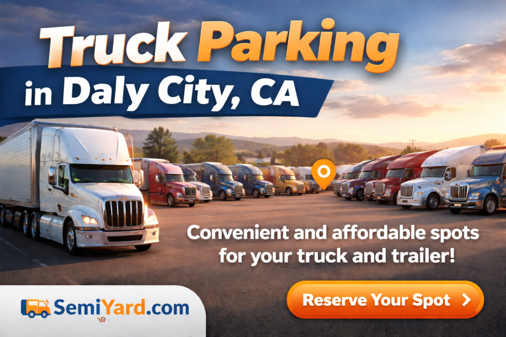 Truck Parking in Daly City