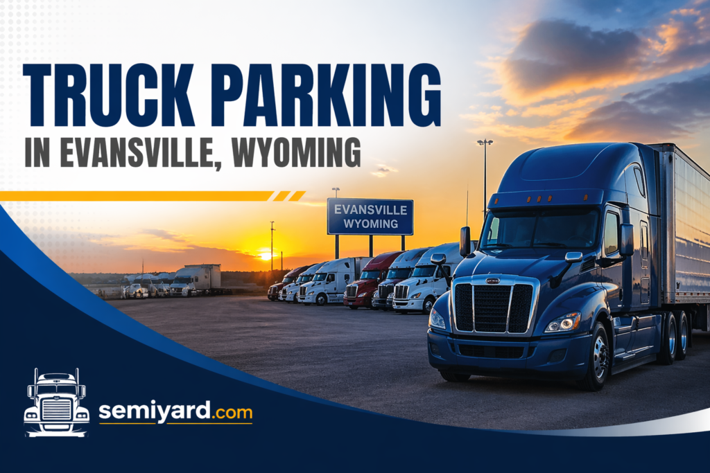 Truck Parking in Evansville, Wyoming