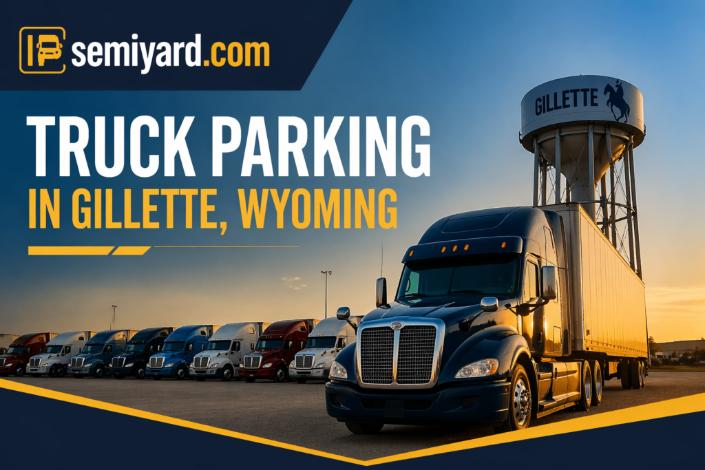 Truck Parking in Gillette, Wyoming