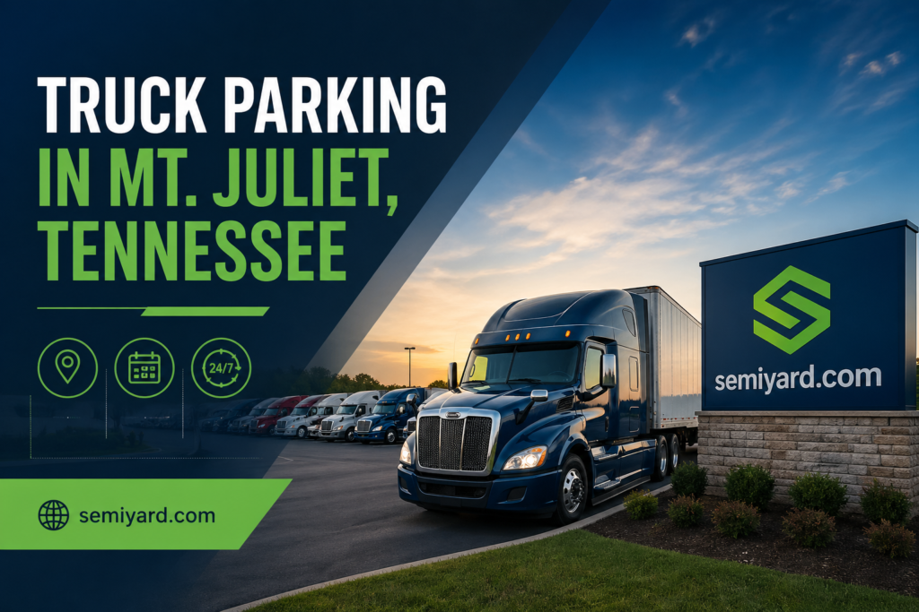 Truck Parking in Mt. Juliet, Tennessee