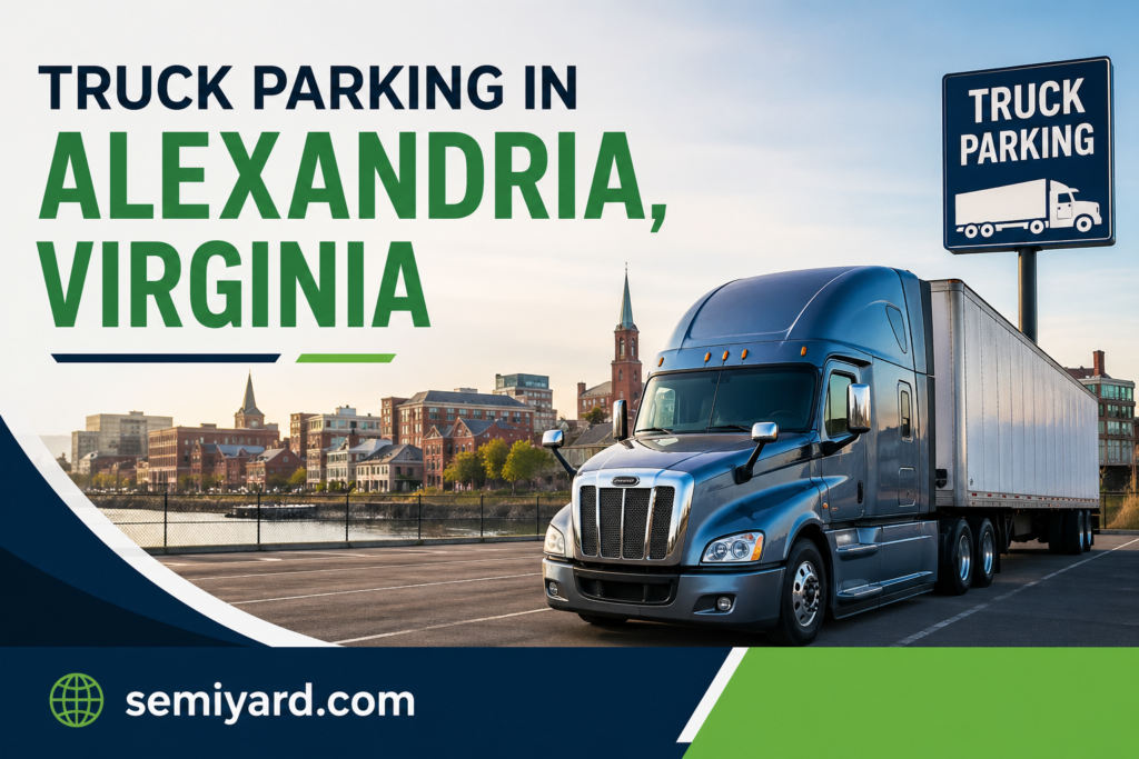 Truck parking in Alexandria, Virginia