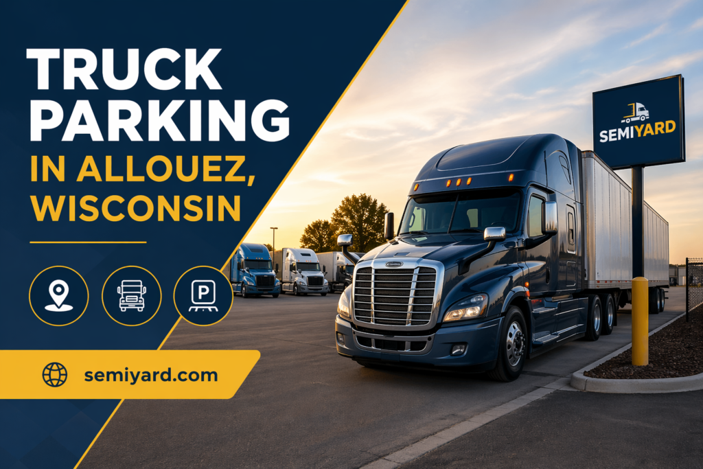 Truck parking in Allouez, Wisconsin