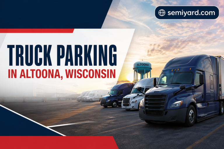 Truck parking in Altoona, Wisconsin
