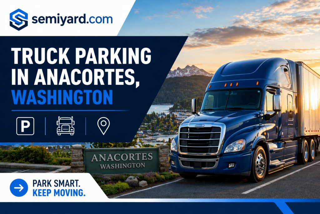 Truck parking in Anacortes, WA