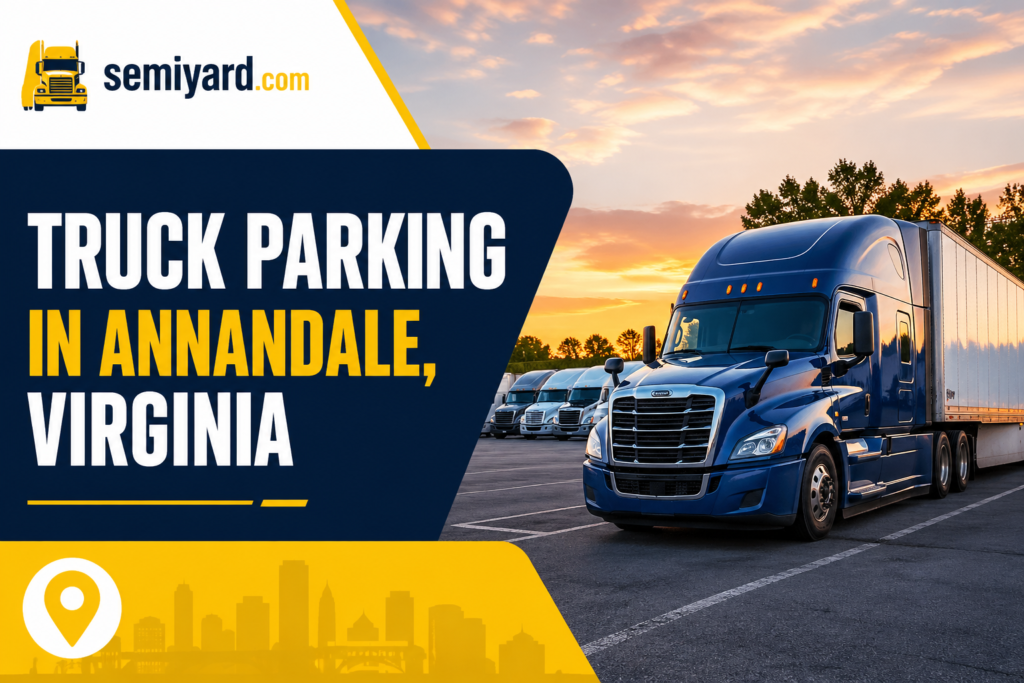 Truck parking in Annandale, Virginia