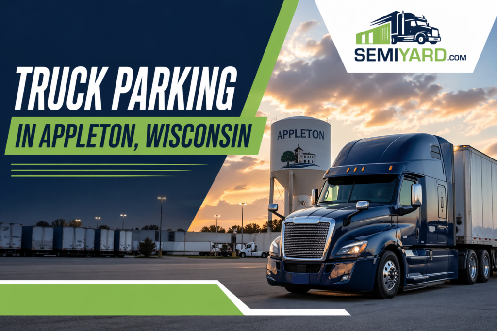 Truck parking in Appleton, Wisconsin