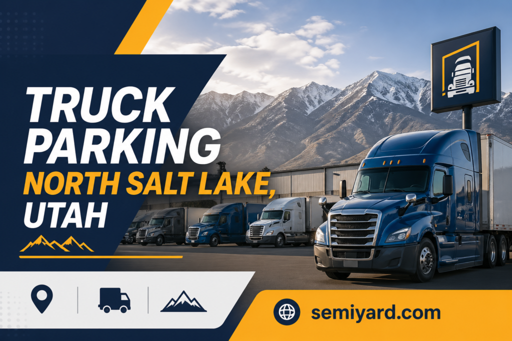 Truck parking in North Salt Lake