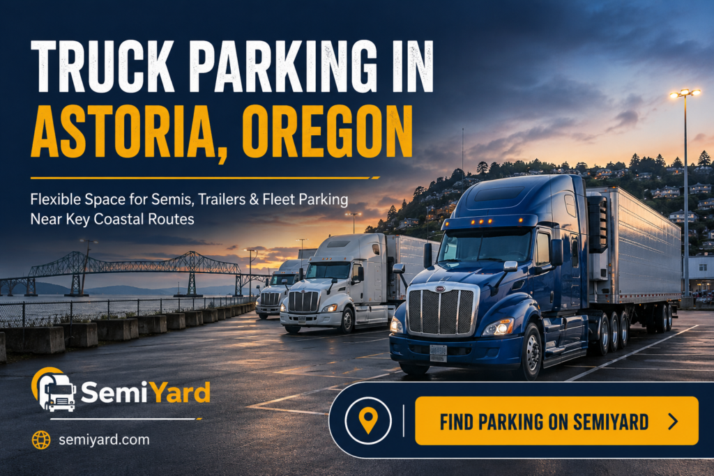 Truck Parking in Astoria, Oregon