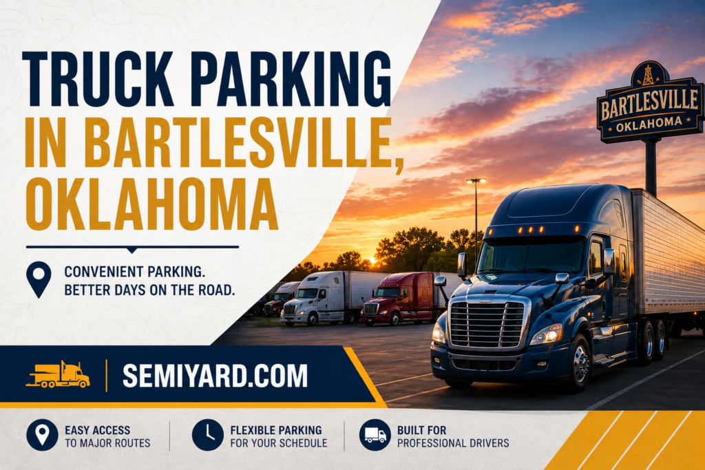 Truck Parking in Bartlesville, Oklahoma