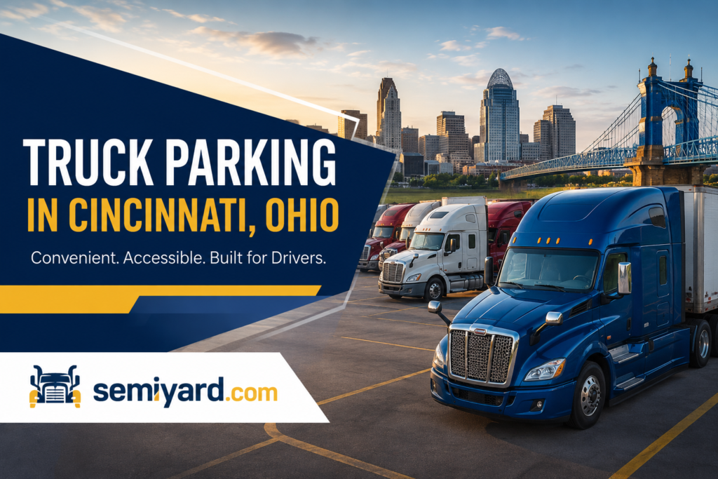 Truck Parking in Cincinnati, Ohio