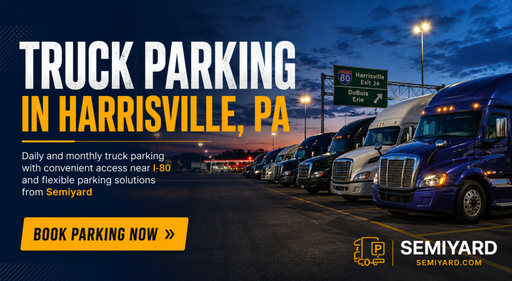 Truck Parking in Harrisville, Pennsylvania