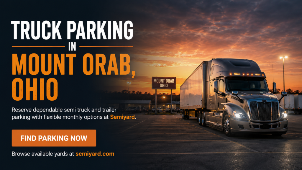 Truck Parking in Mount Orab, Ohio