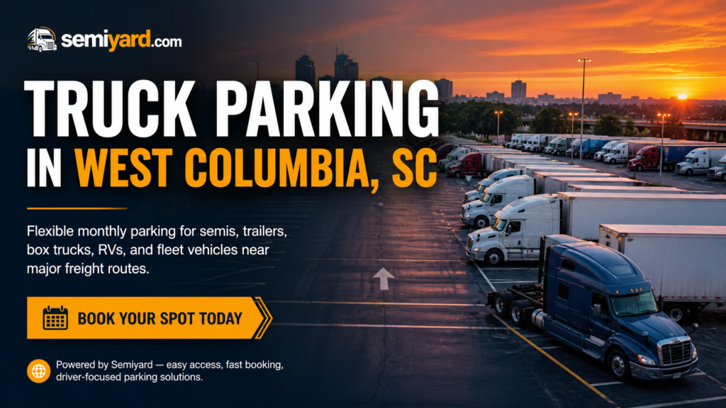 Truck Parking in West Columbia, South Carolina