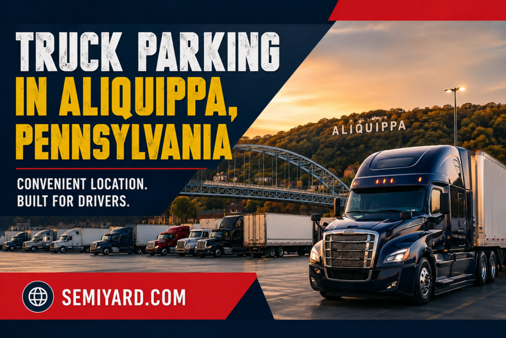 Truck parking in Aliquippa, PA