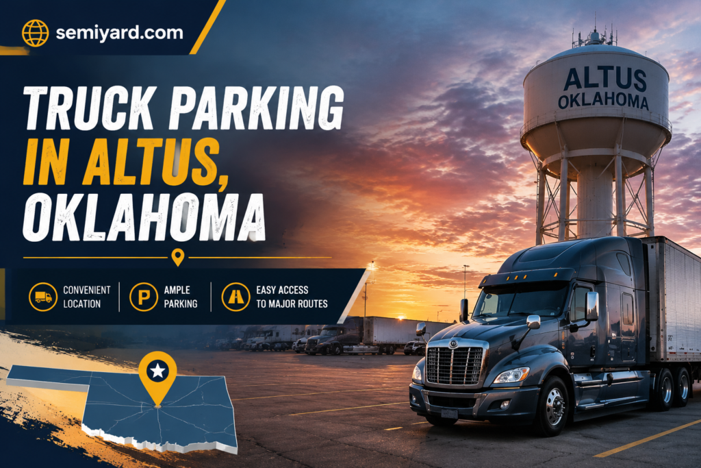 Truck parking in Altus, Oklahoma