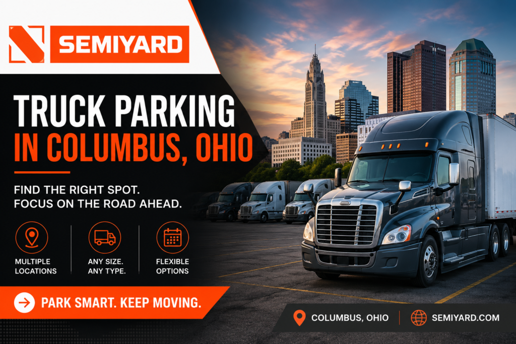 Truck parking in Columbus, Ohio
