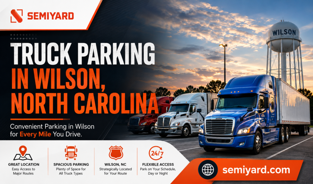 Truck parking in Wilson, NC