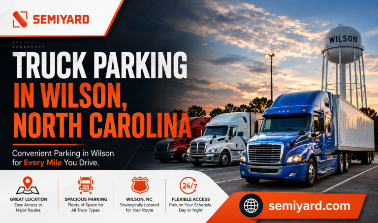 Truck parking in Wilson, NC