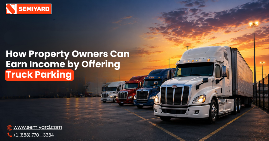 How Property Owners Can Earn Income by Offering Truck Parking