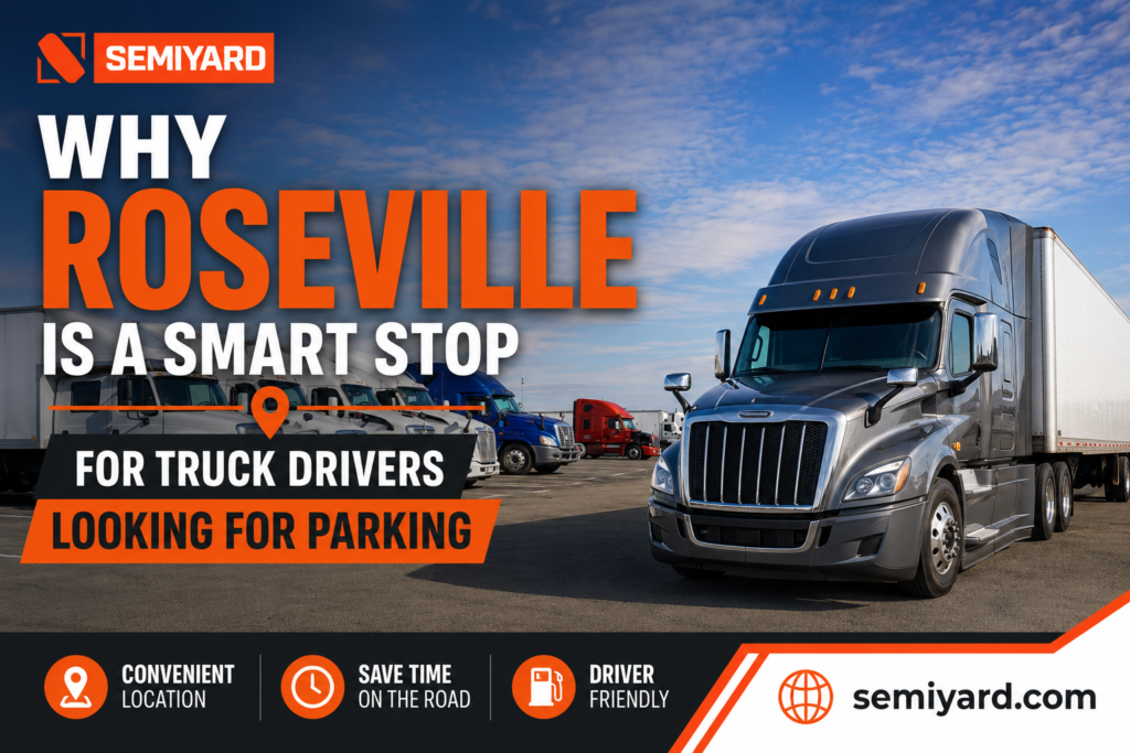 Smart stop for truck drivers in Roseville