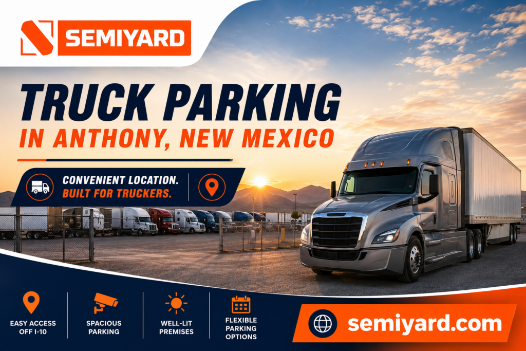 Truck parking in Anthony, NM